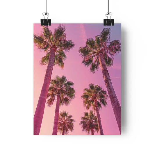 Pink Palm Trees