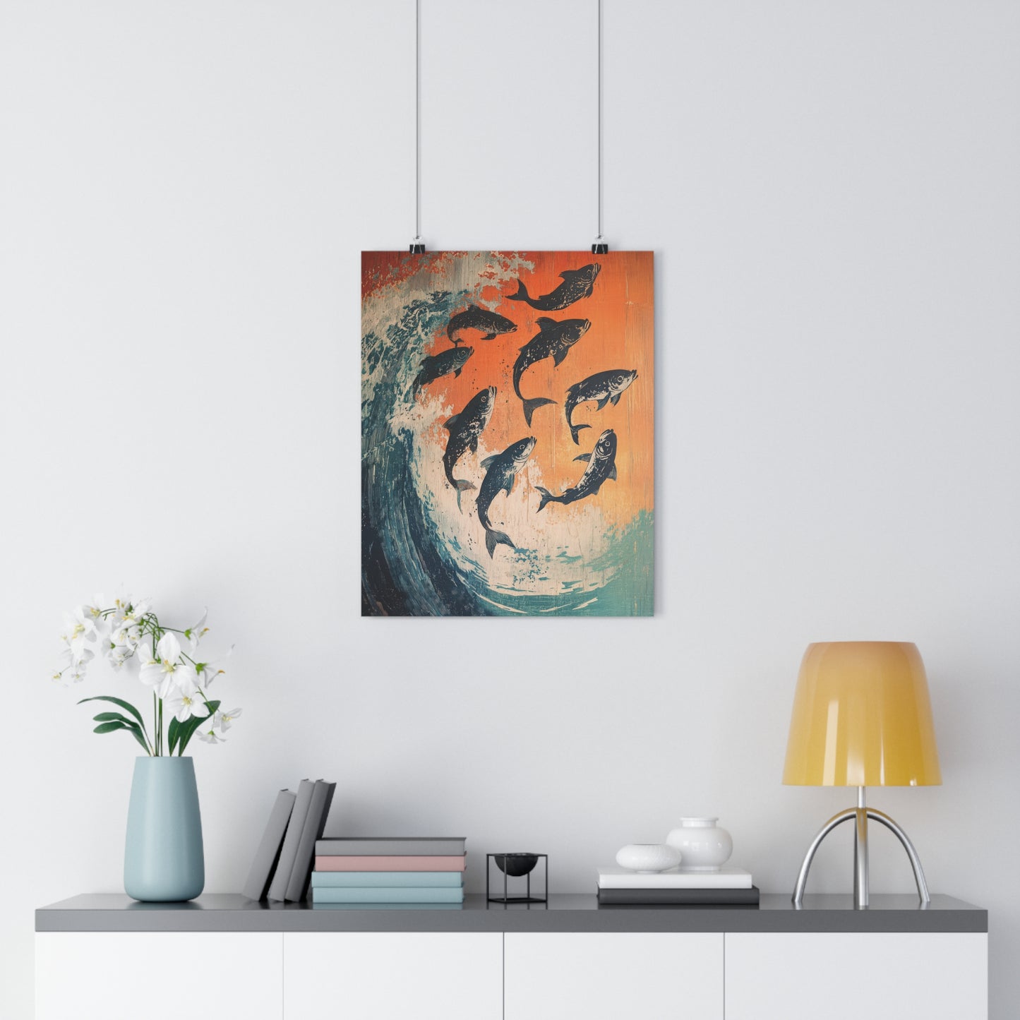 Flying Koi Fish