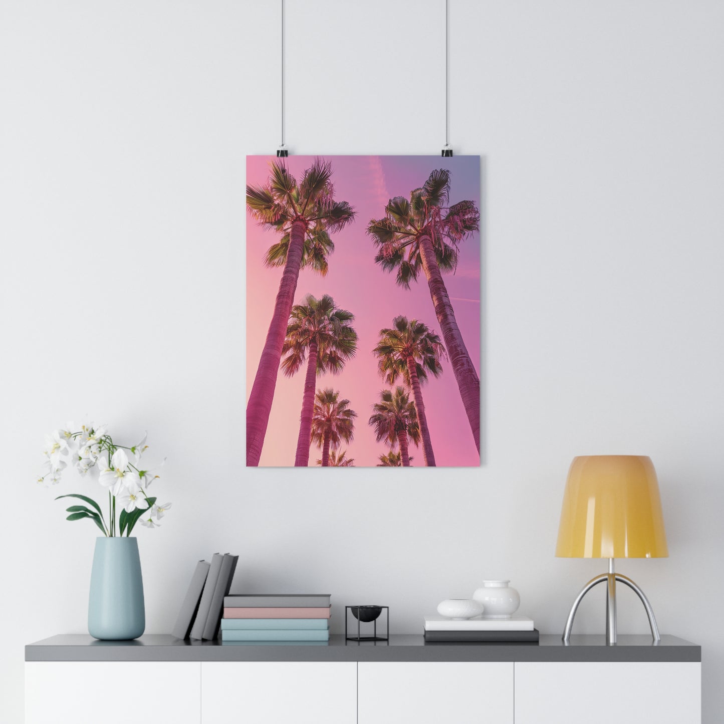 Pink Palm Trees