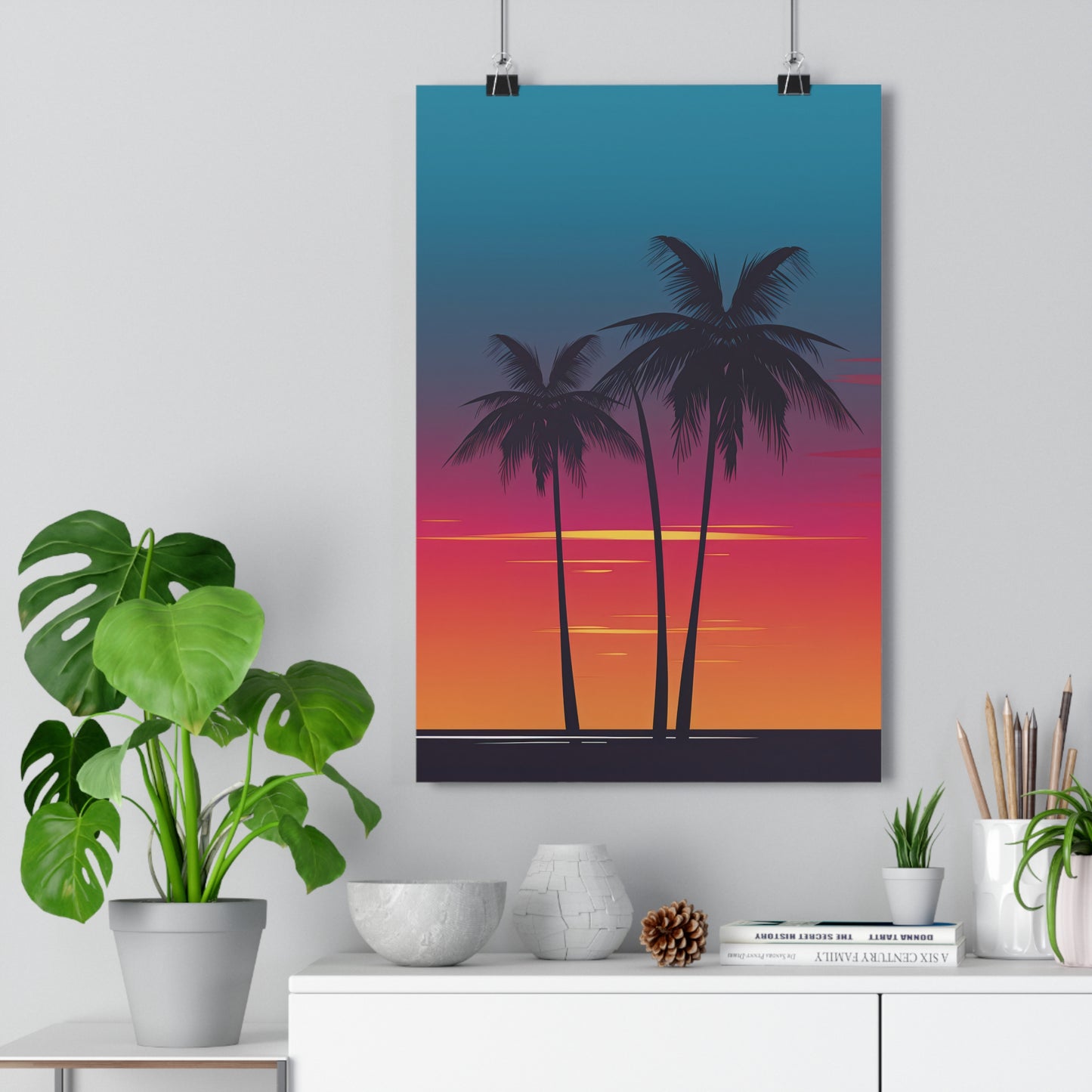 Sunset Palm Trees