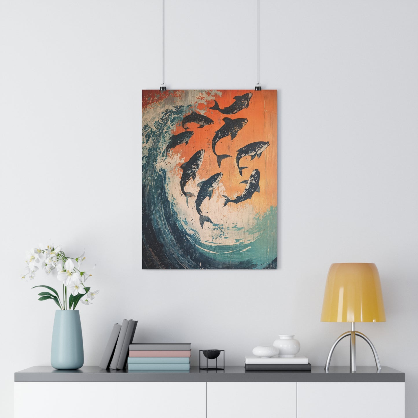 Flying Koi Fish