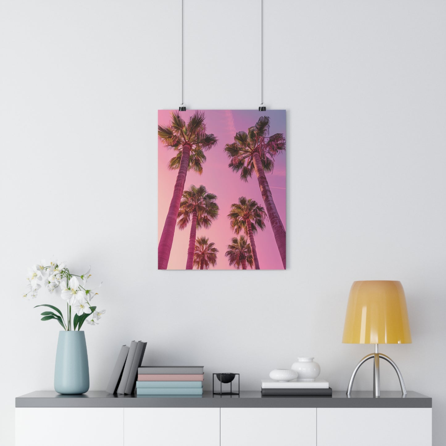 Pink Palm Trees